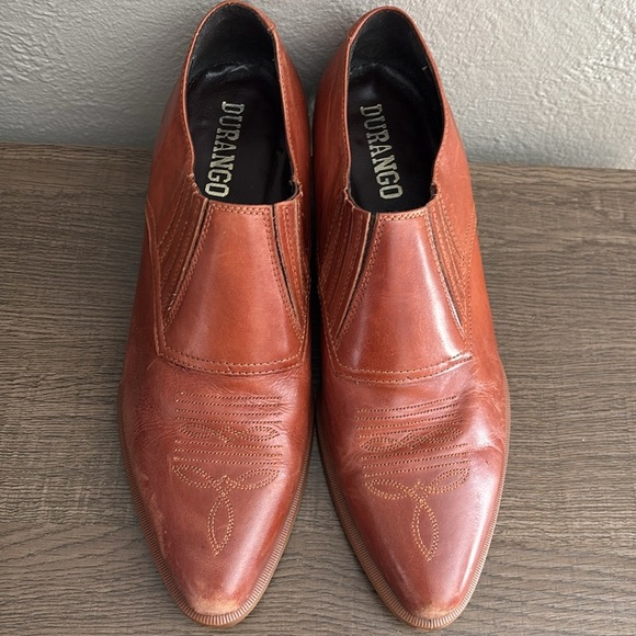 Women’s Durango Vintage Leather Ankle Pointed Toe Western Boots, Size 7.5 - Picture 3 of 9